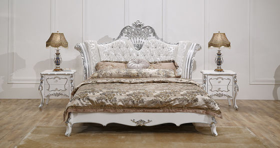 Oak Luxury European Bedroom Furniture Antique King Bedroom Set Super King Size Bed