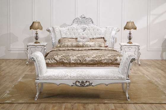 Oak Luxury European Bedroom Furniture Antique King Bedroom Set Super King Size Bed