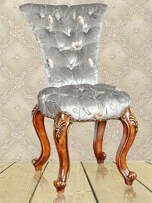 Γρατσουνιά βασιλιάδων και βασίλισσας Birch Antique Wooden Throne έδρα ανθεκτική