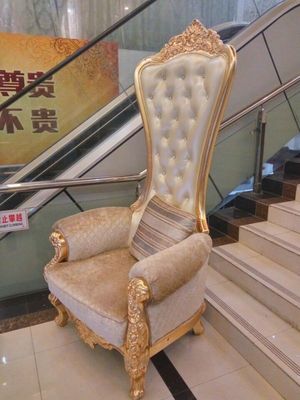 Βασιλικός βασιλιάς πολυτέλειας βασίλισσα Throne Chairs