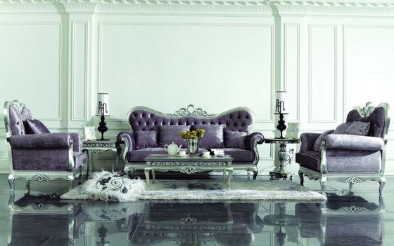 Πορφυρός τμηματικός καναπές 3 Seater